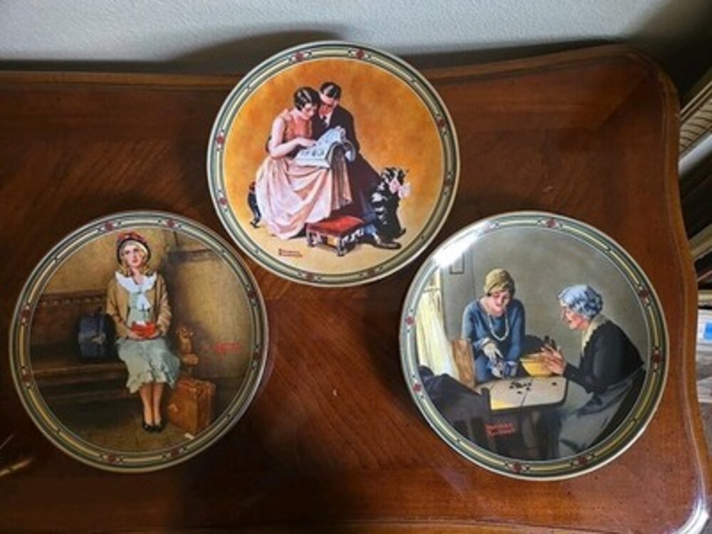 Norman Rockwell Plate Wall Collector Plates Art "Rockwell's American Dream"